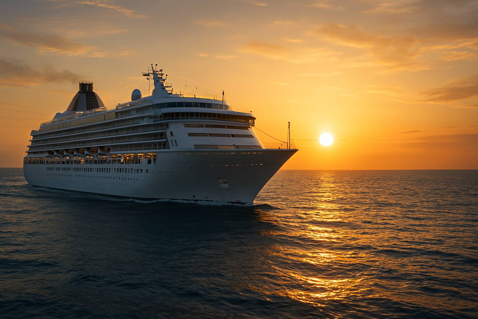 viajar en un crucero de lujo en altamar